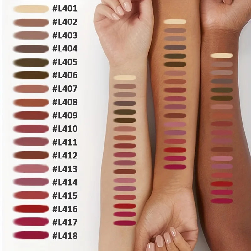 Velvet Matte Lip Liner Pencil Set – Long-Lasting 6-Pack