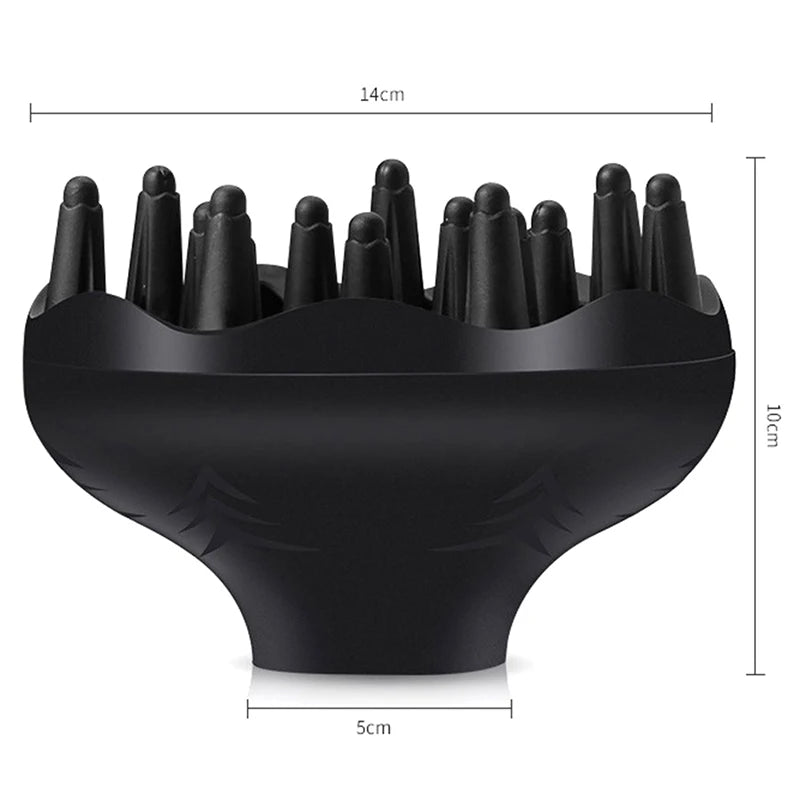 Universal Hair Dryer Diffuser Attachment For Styling Curls