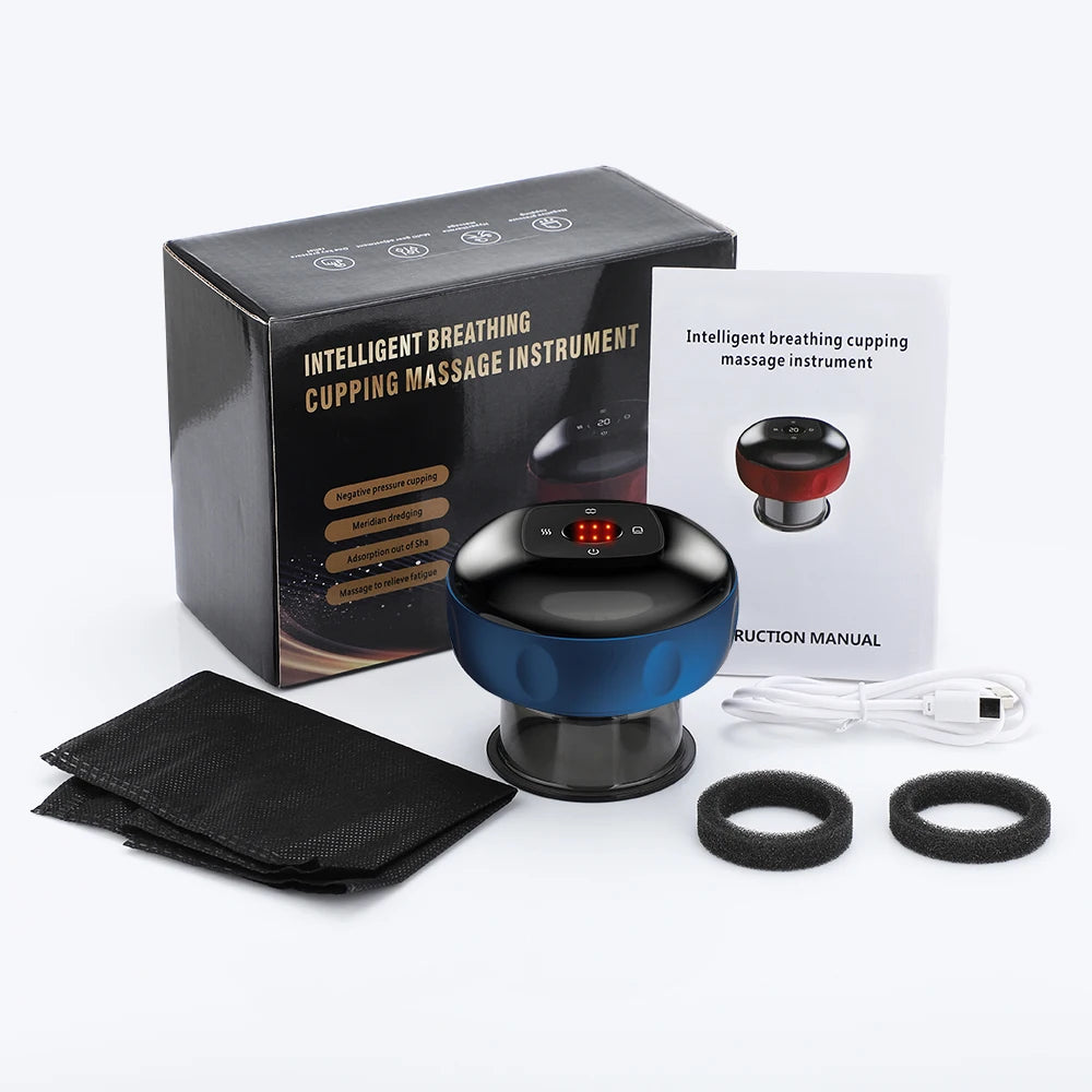Electric Cupping Massager With Heating & Red Light