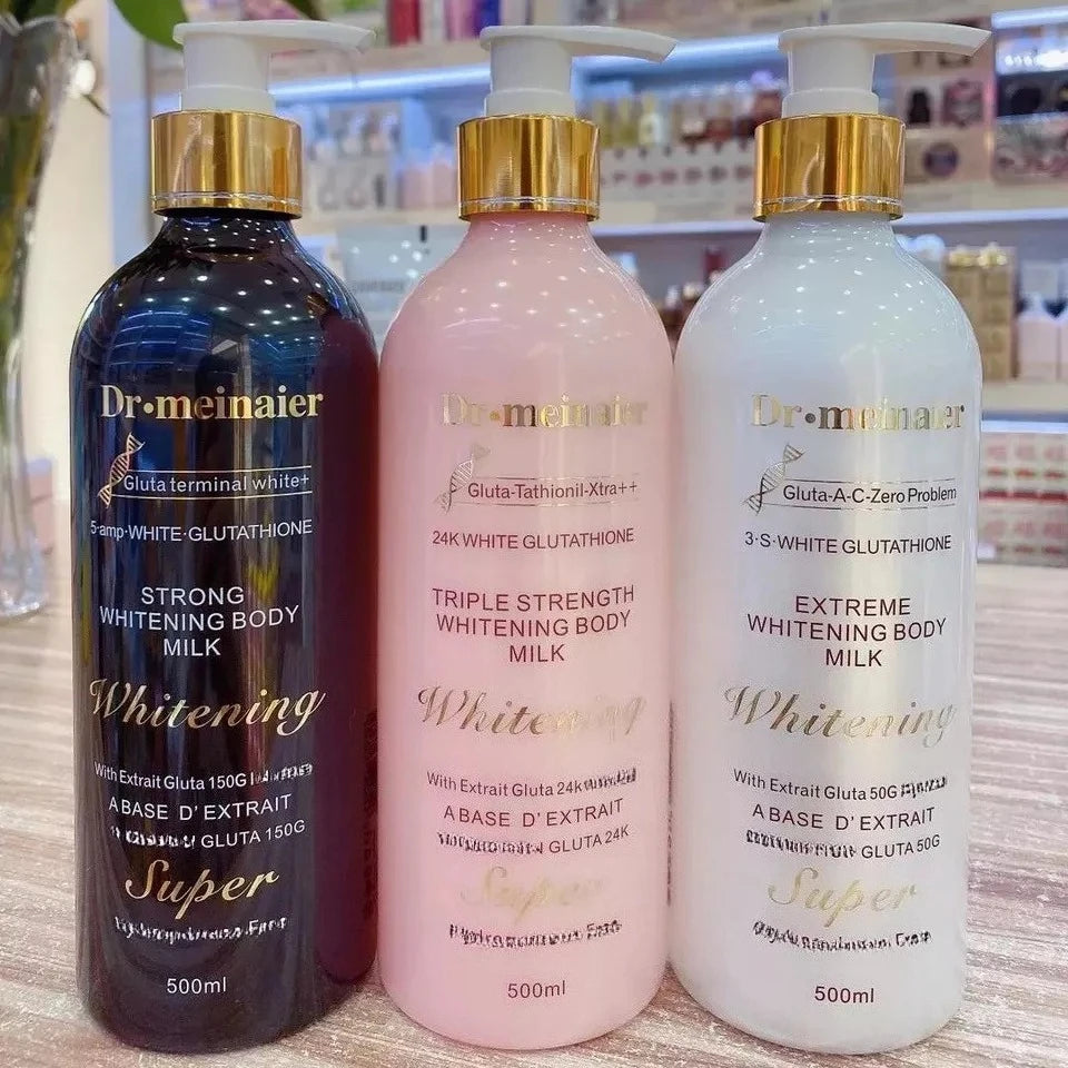 Glutathione Brightening Body Lotion With 24K Gold