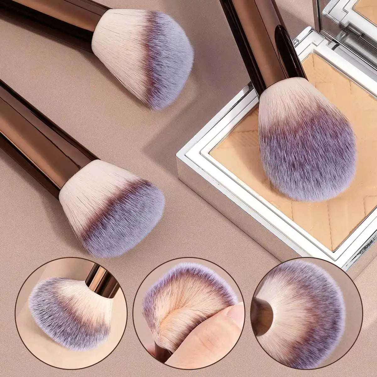 13-Piece Makeup Brush Set for Face and Eyes