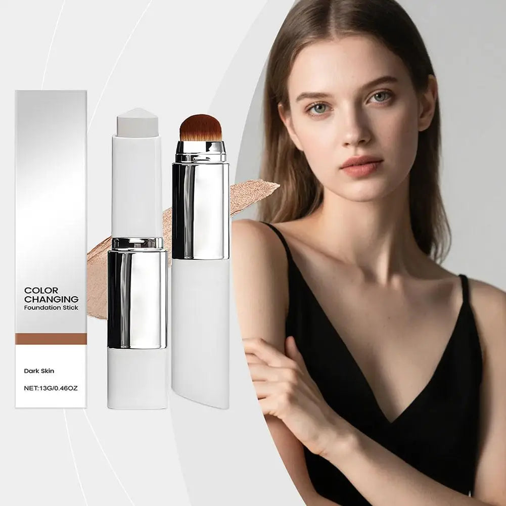 Color-Changing Foundation Stick – Lightweight Moisturizing Coverage