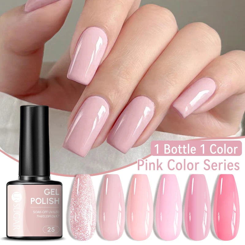 Macaron Gel Nail Polish 7 ml – UV LED Soak Off Color