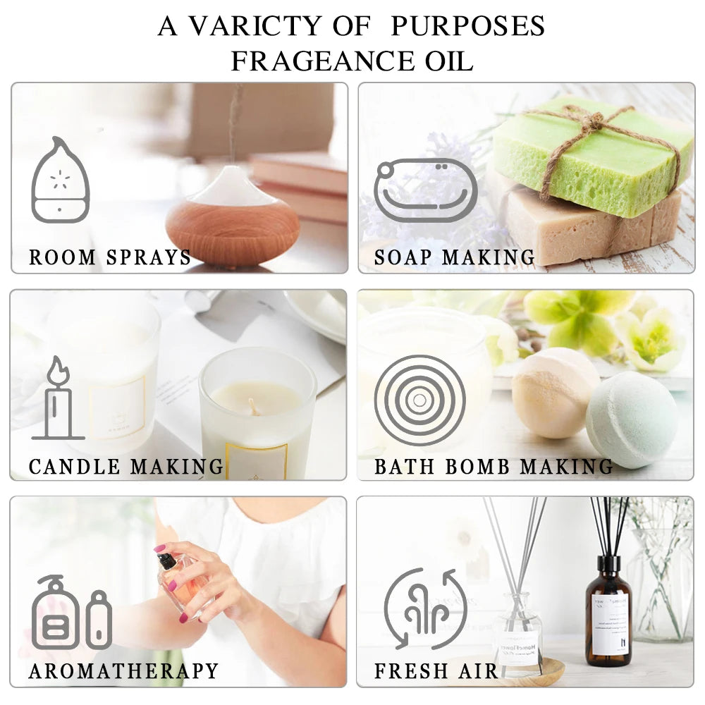 100 ml Aromatherapy Essential Oil for Diffusers & Candles