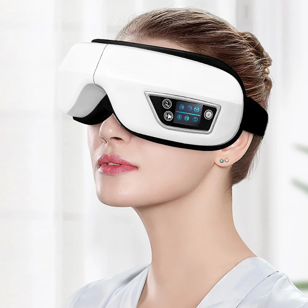 Smart Bluetooth Eye Massager Glasses With Heat
