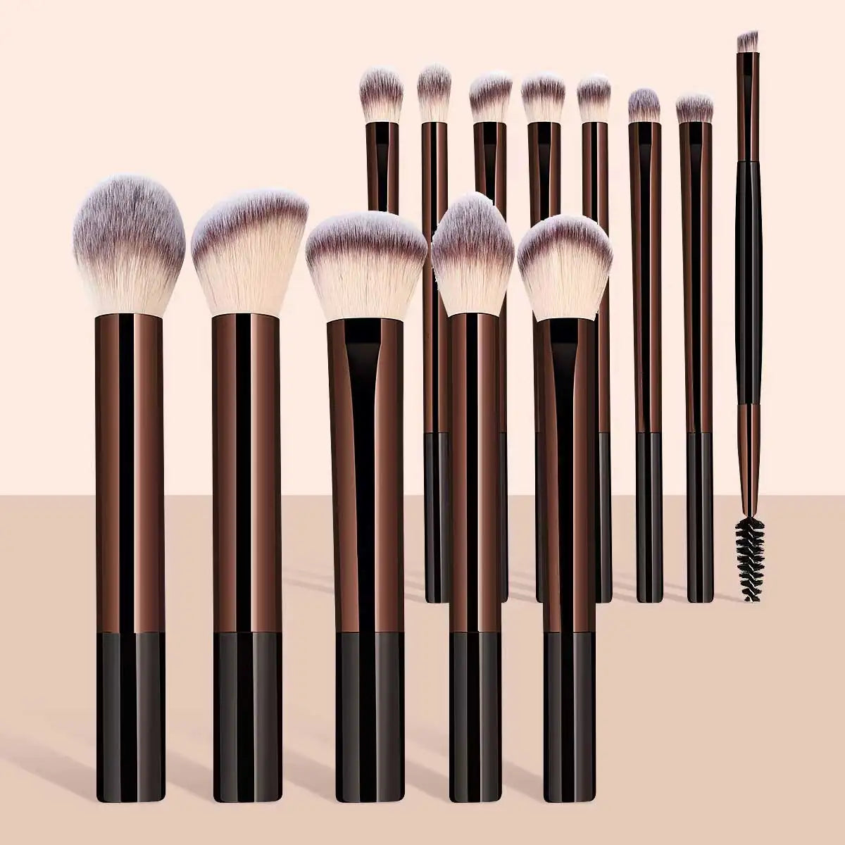 13-Piece Makeup Brush Set for Face and Eyes