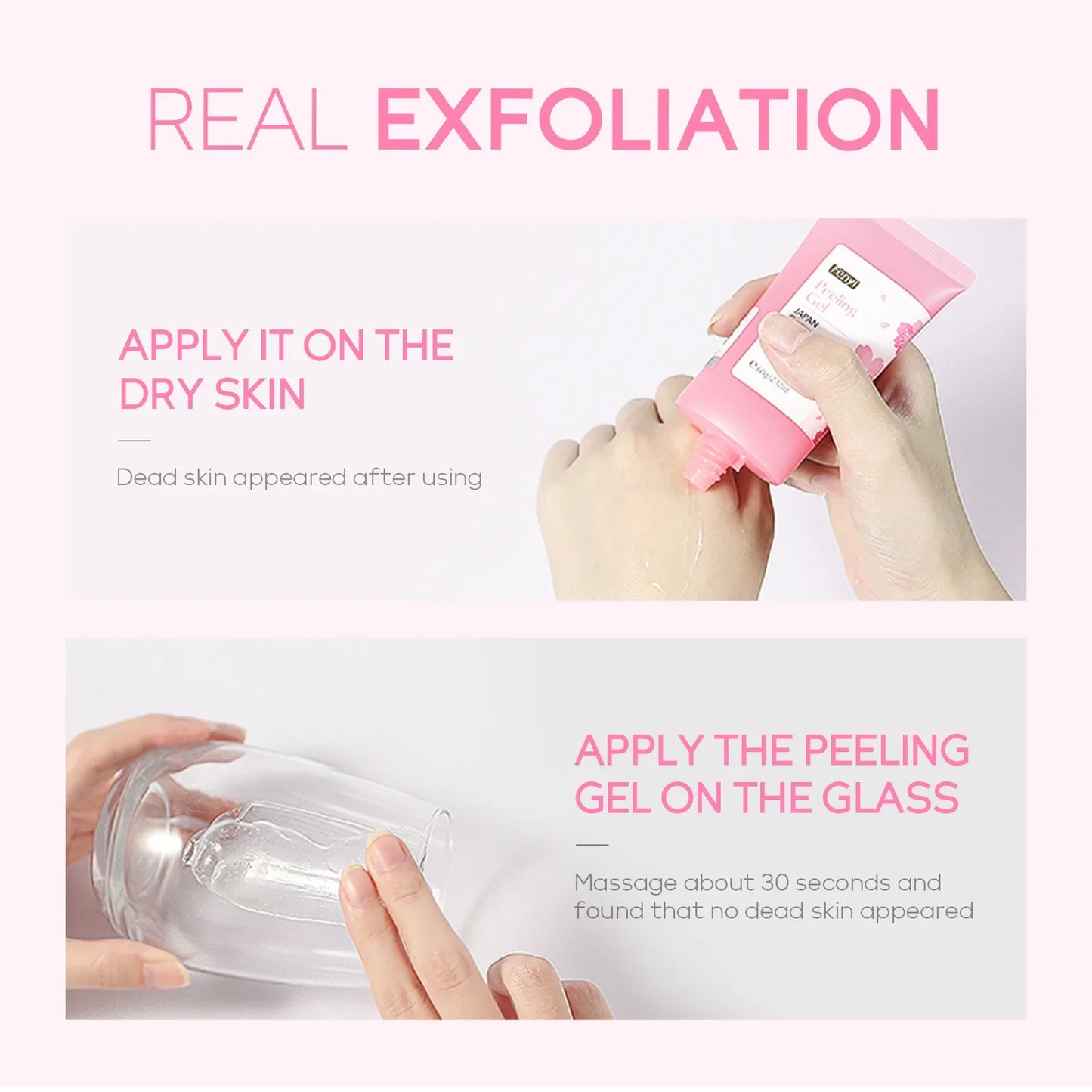 Cherry Blossom Peeling Gel Exfoliator – Deep Pore Cleanse 60 g