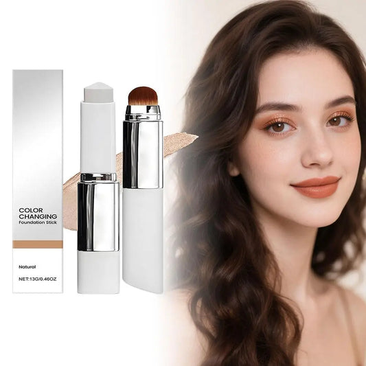 Color-Changing Foundation Stick – Lightweight Moisturizing Coverage