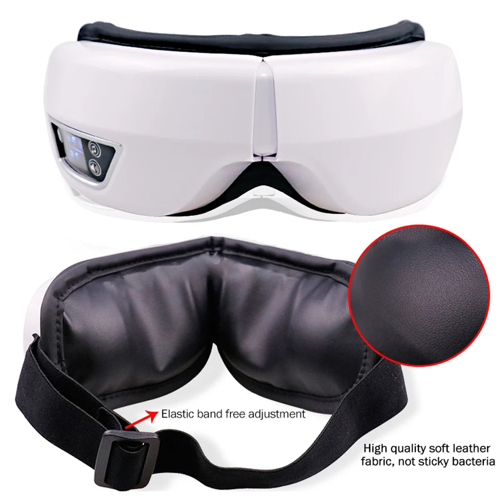 Smart Bluetooth Eye Massager Glasses With Heat