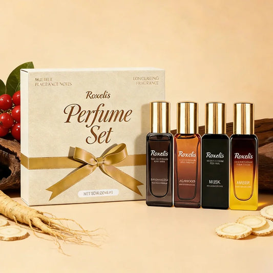Unisex Woody Fragrance Gift Set – Musk, Sandalwood & Oud
