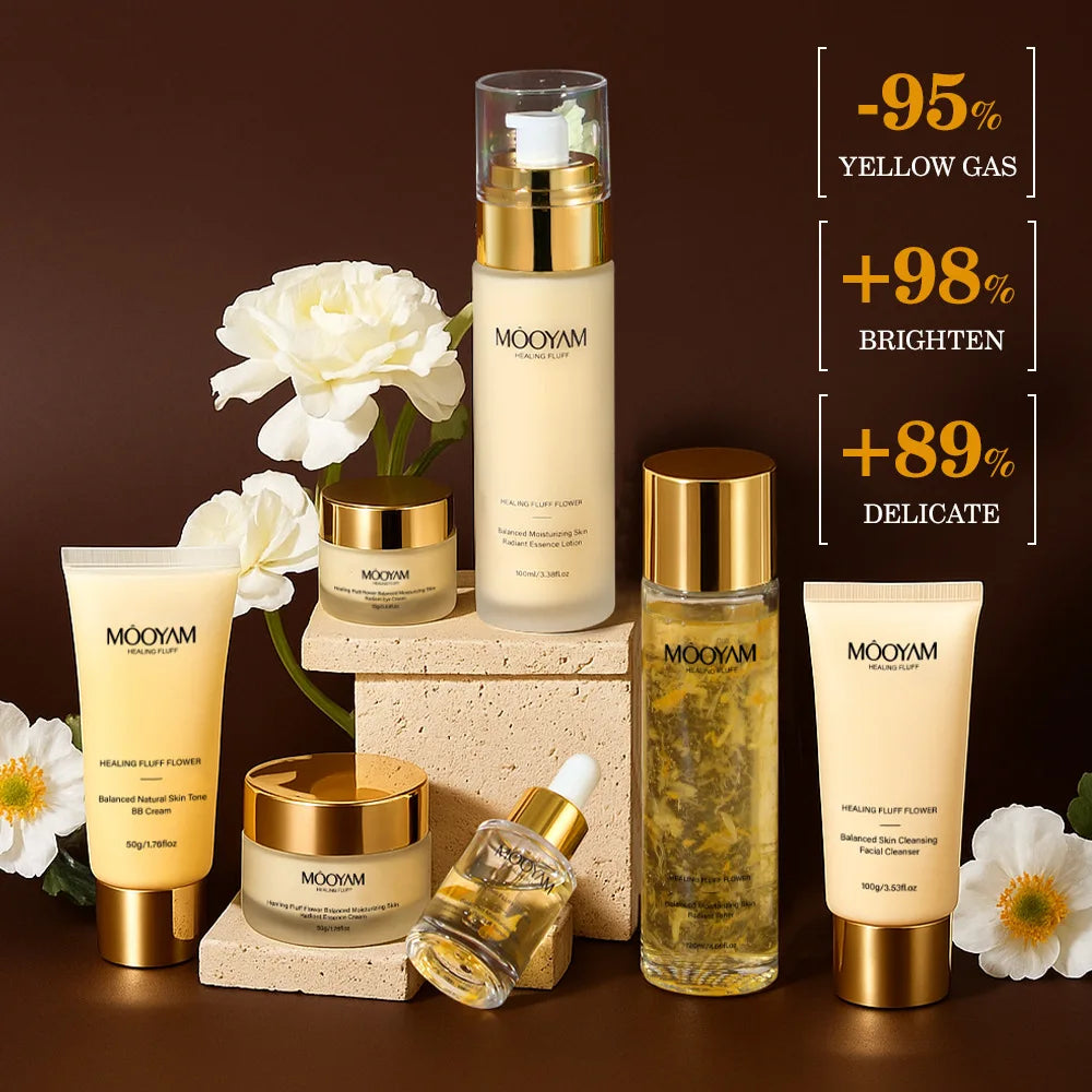 Healing Fluff Flower 7-in-1 Facial Skincare Set