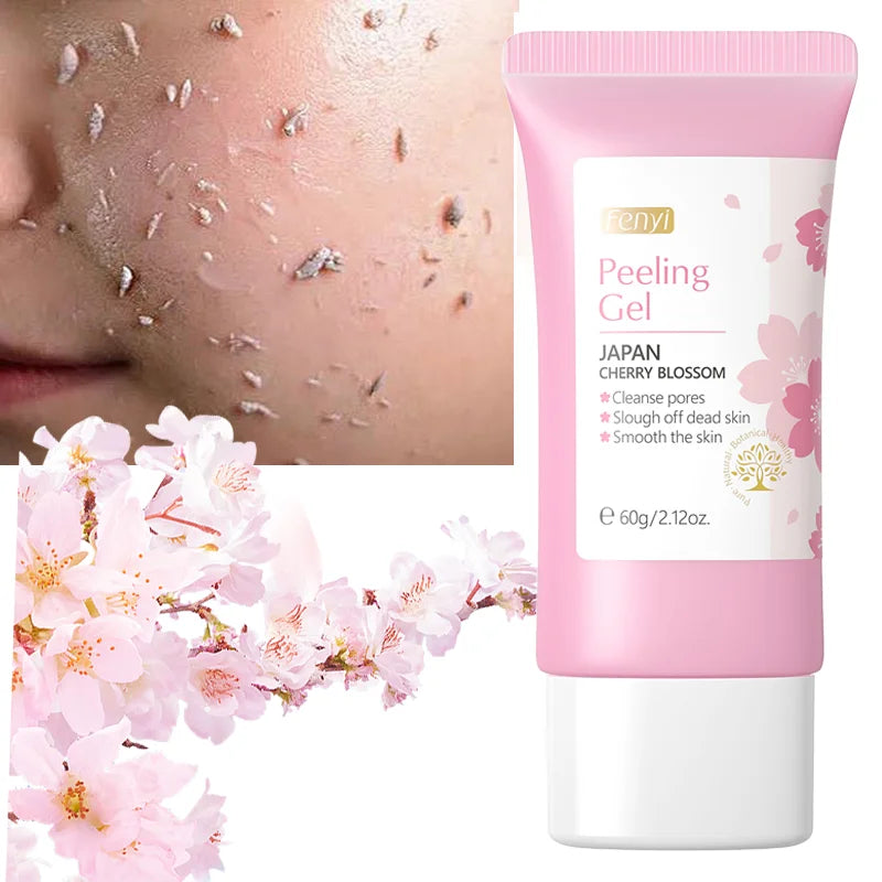 Cherry Blossom Peeling Gel Exfoliator – Deep Pore Cleanse 60 g