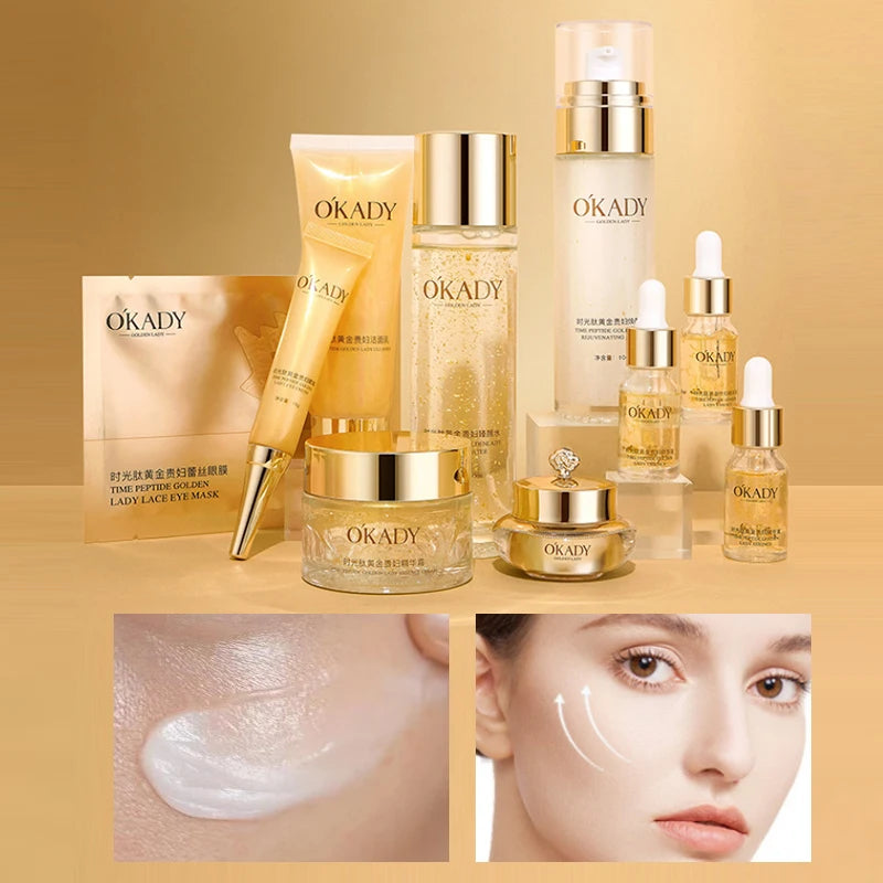 Peptide Gold 10-Piece Hydrating Skincare Set