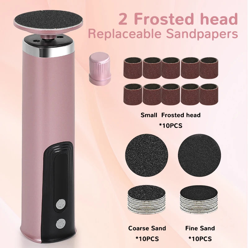 Electric Foot Callus Remover – 2-in-1 Pedicure File