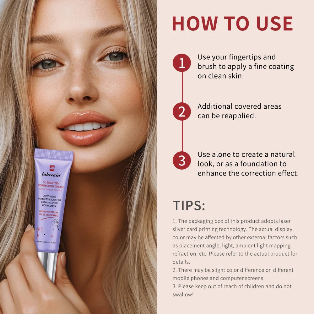 CC Water-Gel Foundation Cream – Lightweight Hydrating Base
