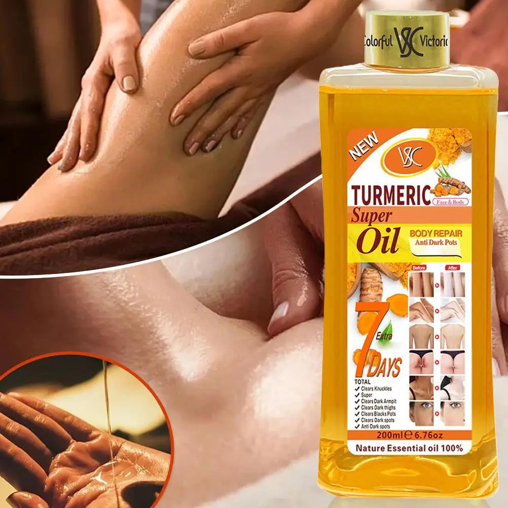 Turmeric Rose Vitamin C Body Massage Oil