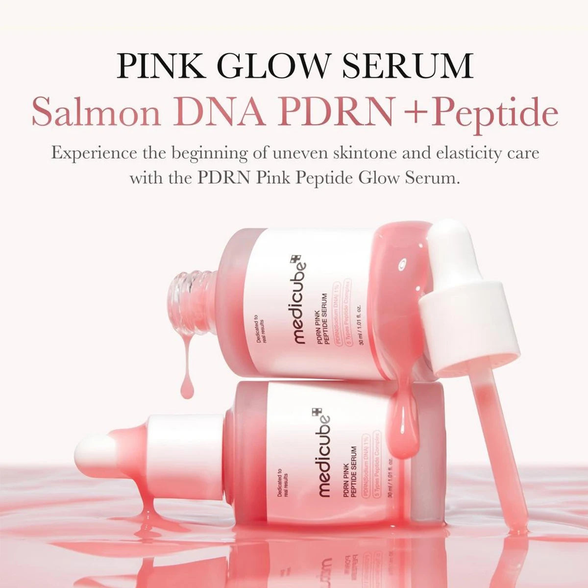 Salmon DNA Pink Peptide Face Serum – Firming & Repair