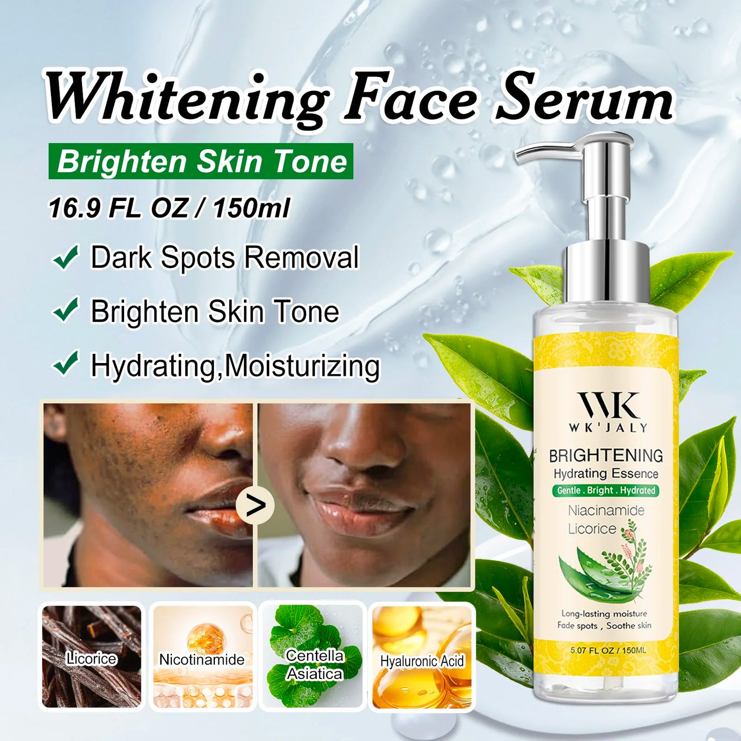 Niacinamide Brightening Skincare Set For Dark Spots