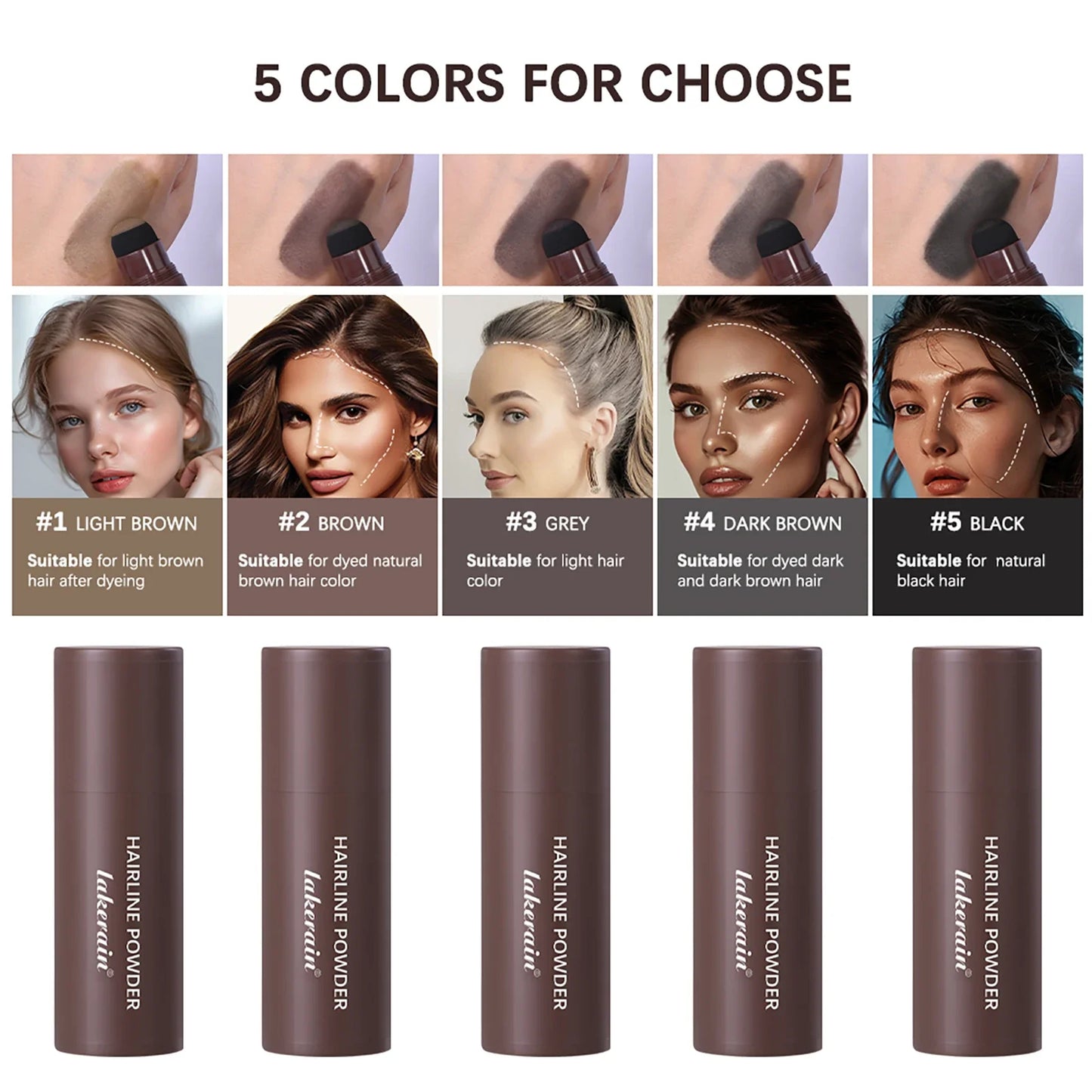 Waterproof Hairline Powder Pen – Instant Root Concealer