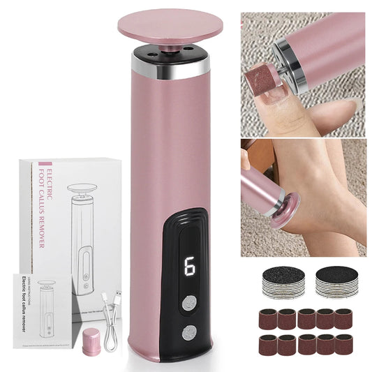 Electric Foot Callus Remover – 2-in-1 Pedicure File
