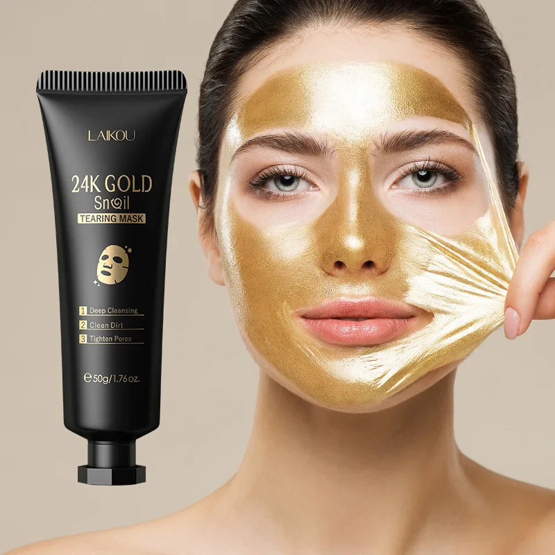 24K Gold Peel Off Face Mask – Anti-Aging & Hydrating