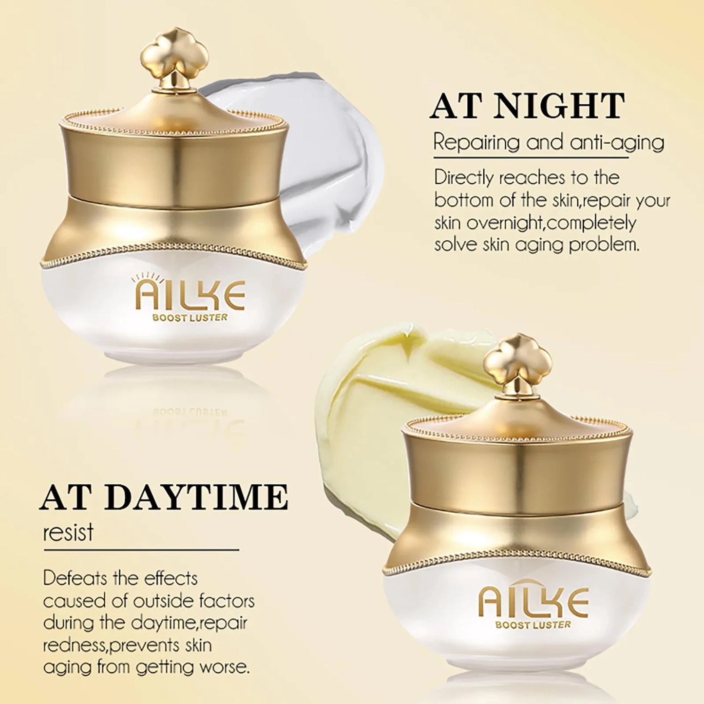 Whitening Face Cream Set With Serum – Anti-Aging Care