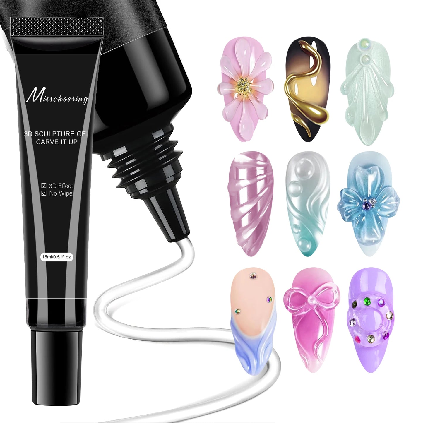 Skin Haven Super Strong Nail Rhinestone Gel Glue 30g for secure nail art and rhinestone adhesion in nail care applications.