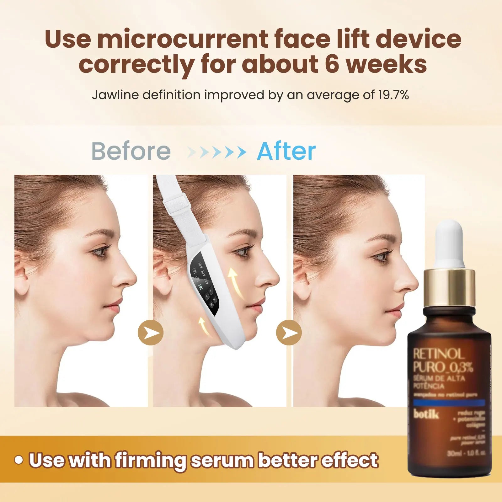 Electric V Face Lifting Massager – Adjustable EMS & Heat
