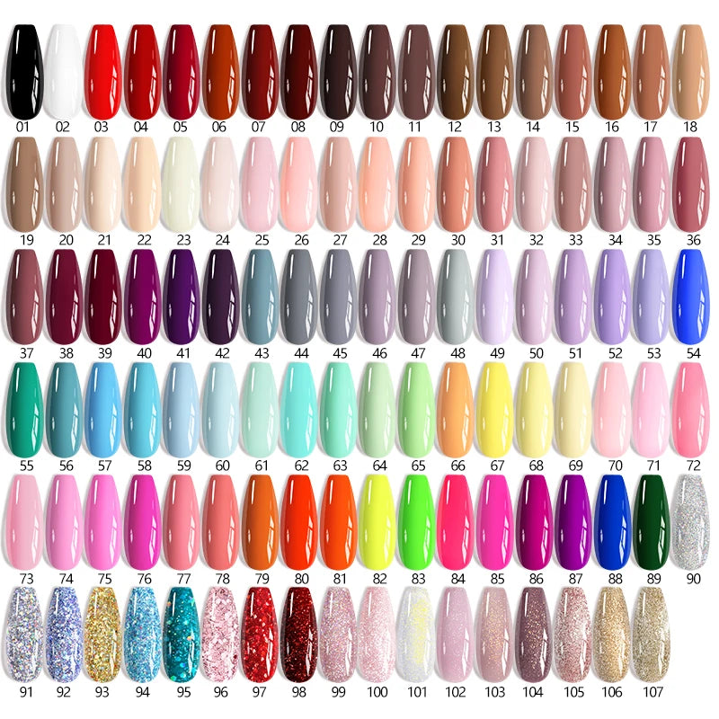 Macaron Gel Nail Polish 7 ml – UV LED Soak Off Color