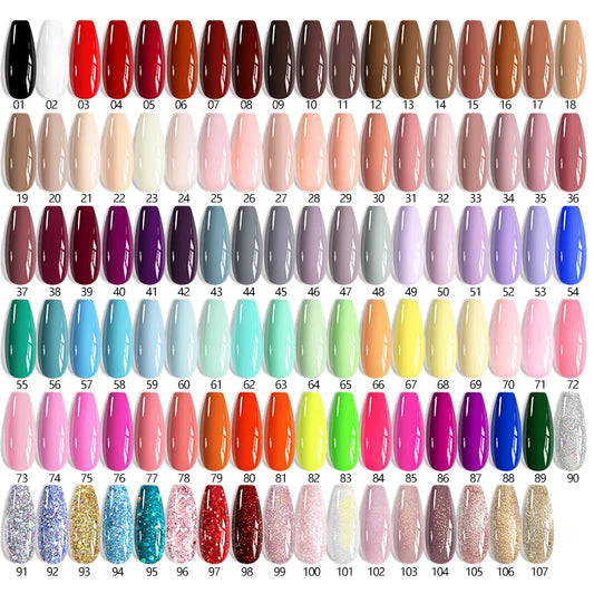 Macaron Gel Nail Polish 7 ml – UV LED Soak Off Color