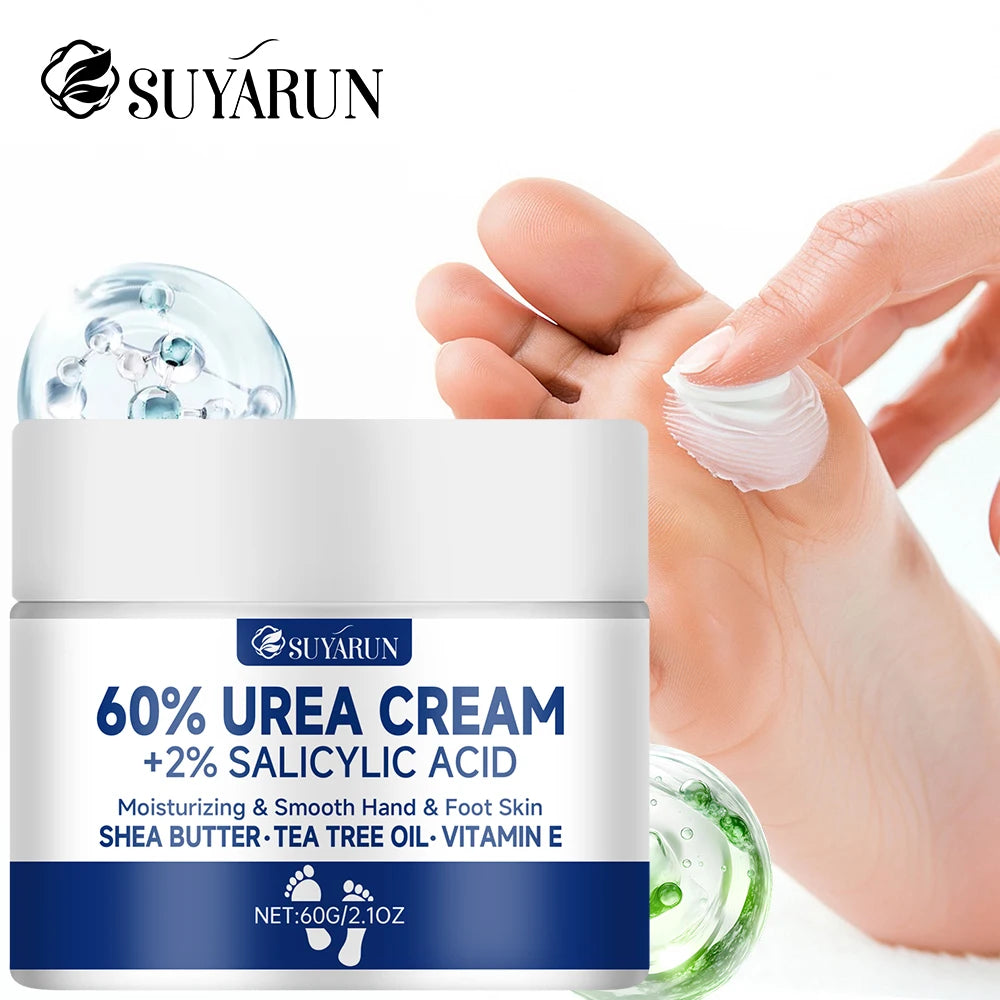 60% Urea Foot Cream for Cracked Heels and Dry Skin
