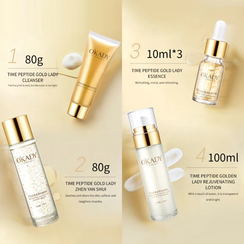 Peptide Gold 10-Piece Hydrating Skincare Set