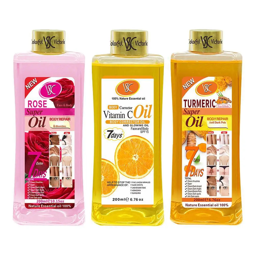 Turmeric Rose Vitamin C Body Massage Oil