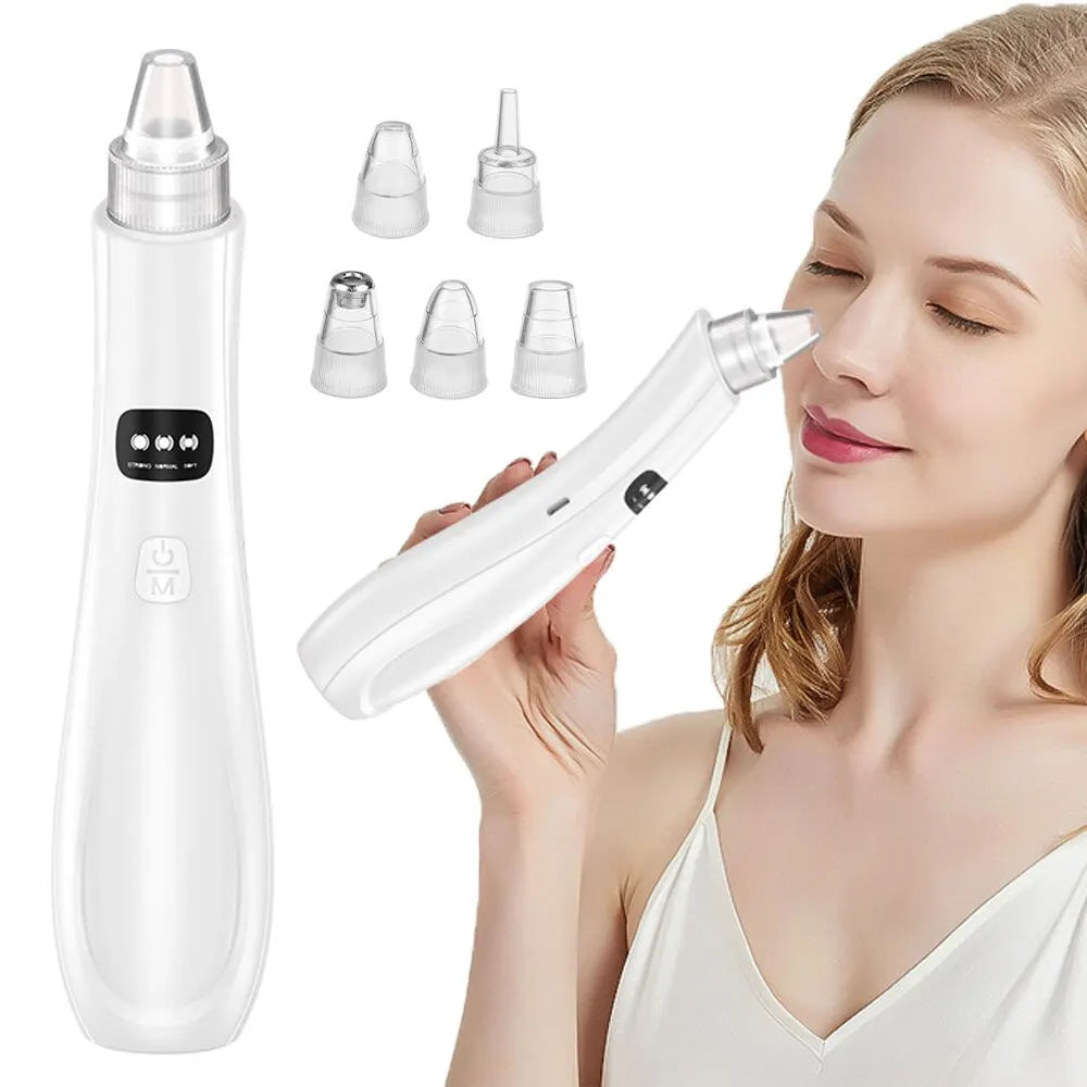 Electric Blackhead Remover Vacuum – 3-Mode Pore Cleanser