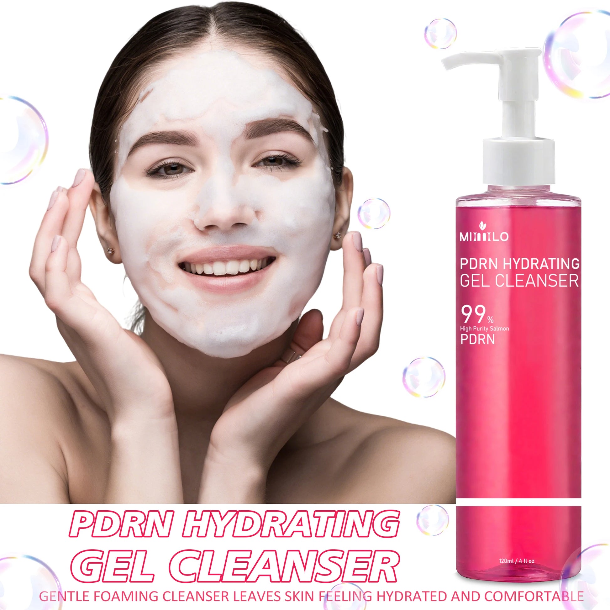 PDRN Jelly Foam Facial Cleanser – Deep Pore Cleansing
