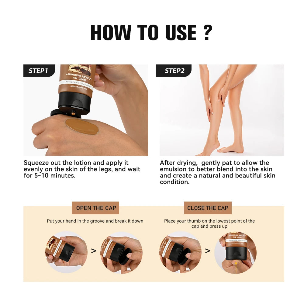 Leg Makeup Body Foundation – Waterproof, Long-Lasting