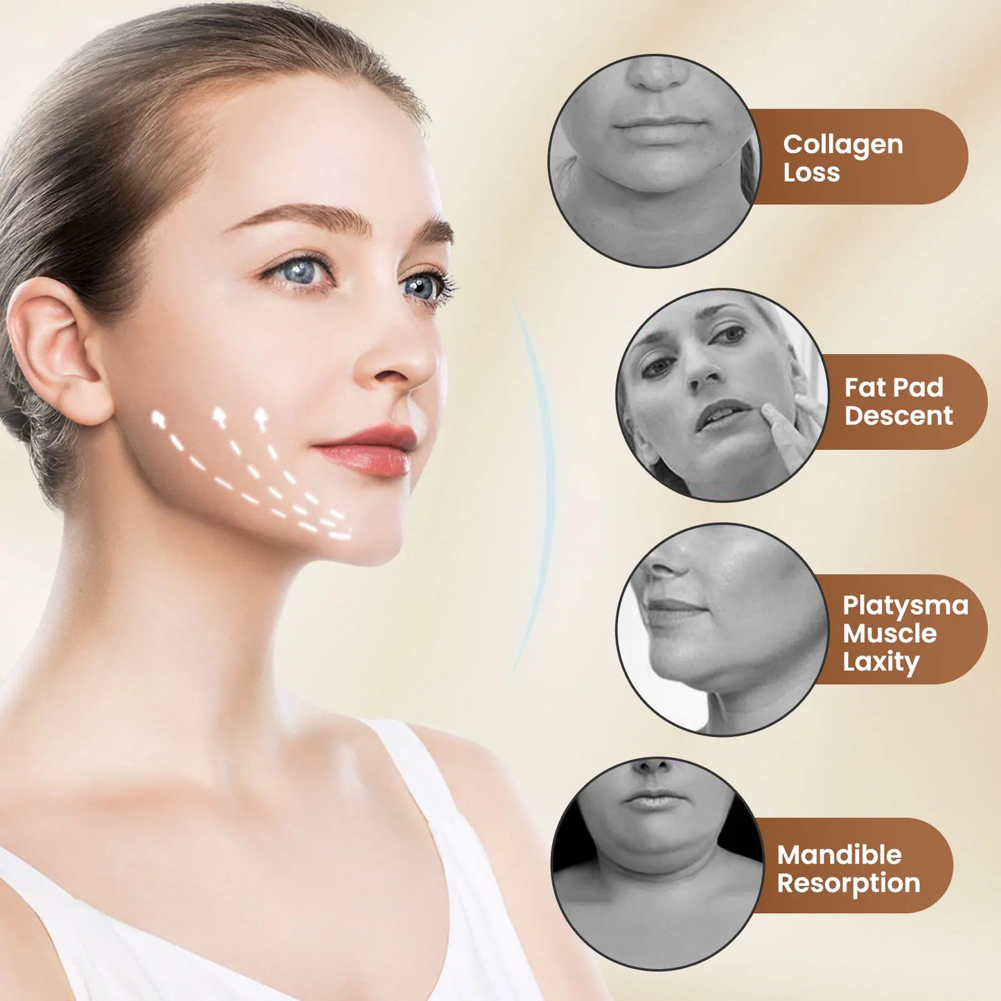Electric V Face Lifting Massager – Adjustable EMS & Heat