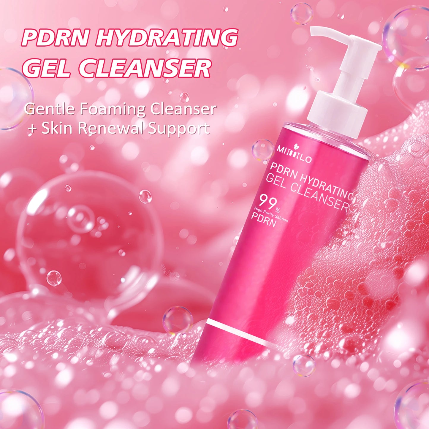 PDRN Jelly Foam Facial Cleanser – Deep Pore Cleansing