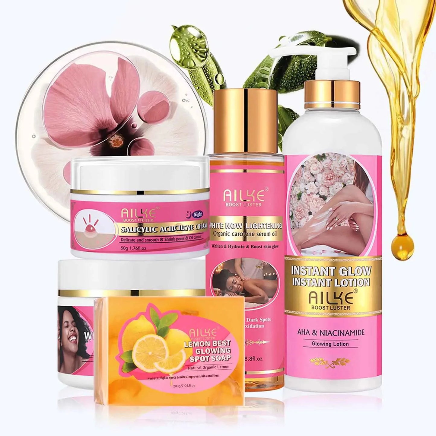 Niacinamide AHA Glowing Body Lotion For Smooth Skin