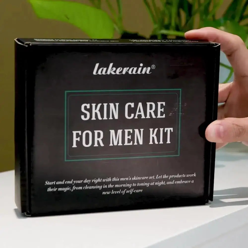 Men’s Skincare Set With Face Wash, Serum & Moisturizers