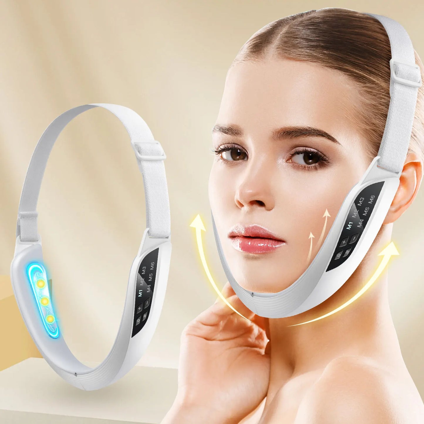 Electric V Face Lifting Massager – Adjustable EMS & Heat