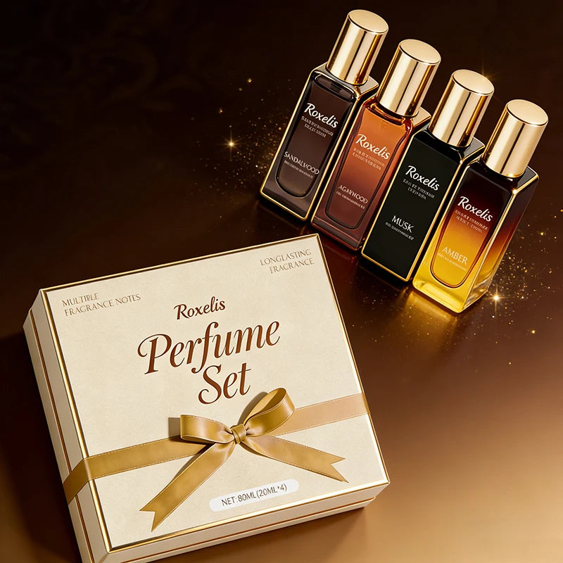 Unisex Woody Fragrance Gift Set – Musk, Sandalwood & Oud