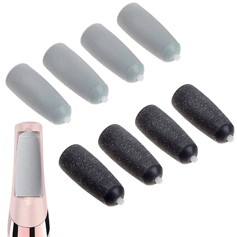 Foot File Replacement Roller Heads Set of 8