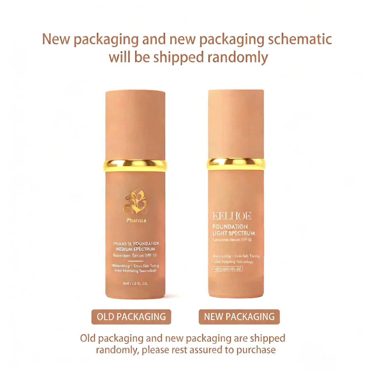 4-in-1 Liquid Foundation Concealer Full Coverage