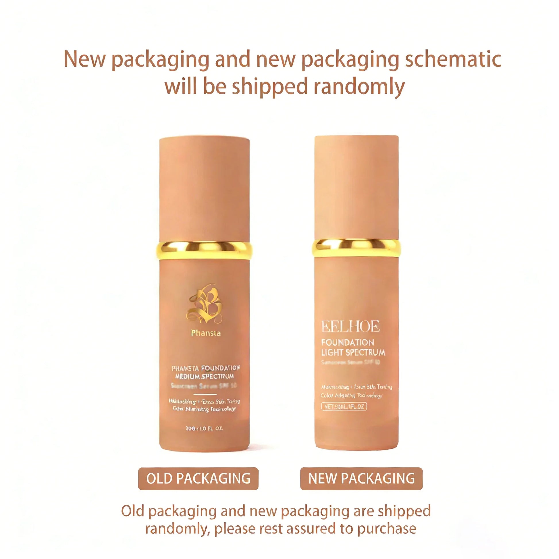 4-in-1 Liquid Foundation Concealer Full Coverage