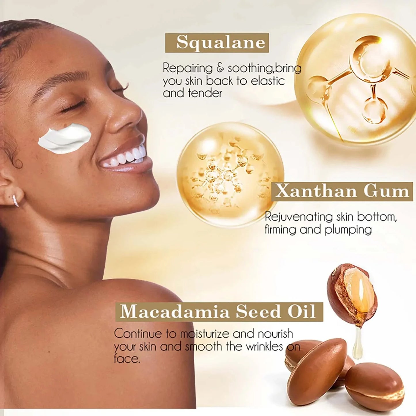 Whitening Face Cream Set With Serum – Anti-Aging Care