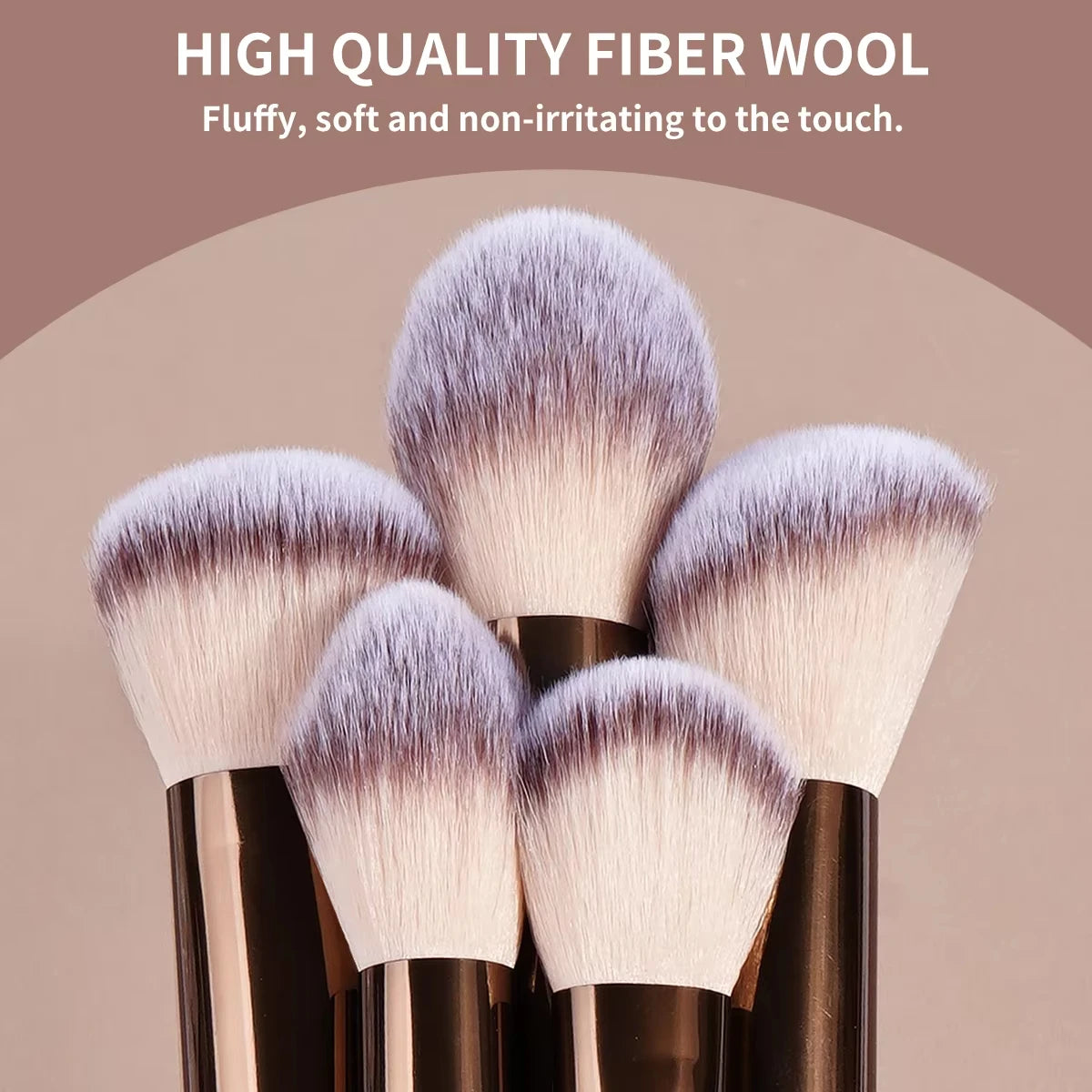 13-Piece Makeup Brush Set for Face and Eyes