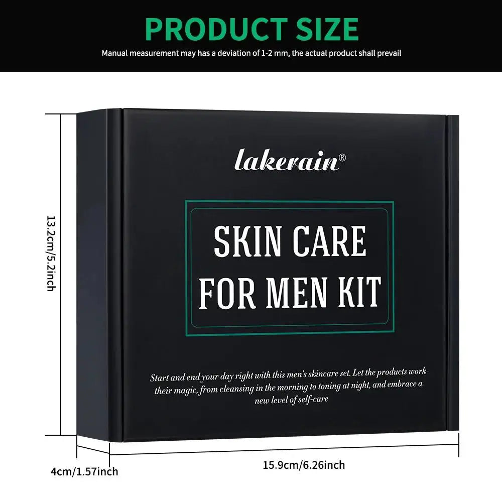 Men’s Skincare Set With Face Wash, Serum & Moisturizers