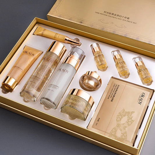 Peptide Gold 10-Piece Hydrating Skincare Set