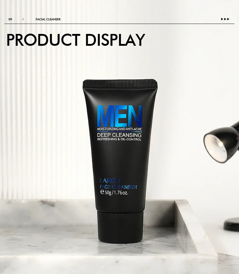 Men’s Facial Cleanser Face Wash For Oil Control 50 g